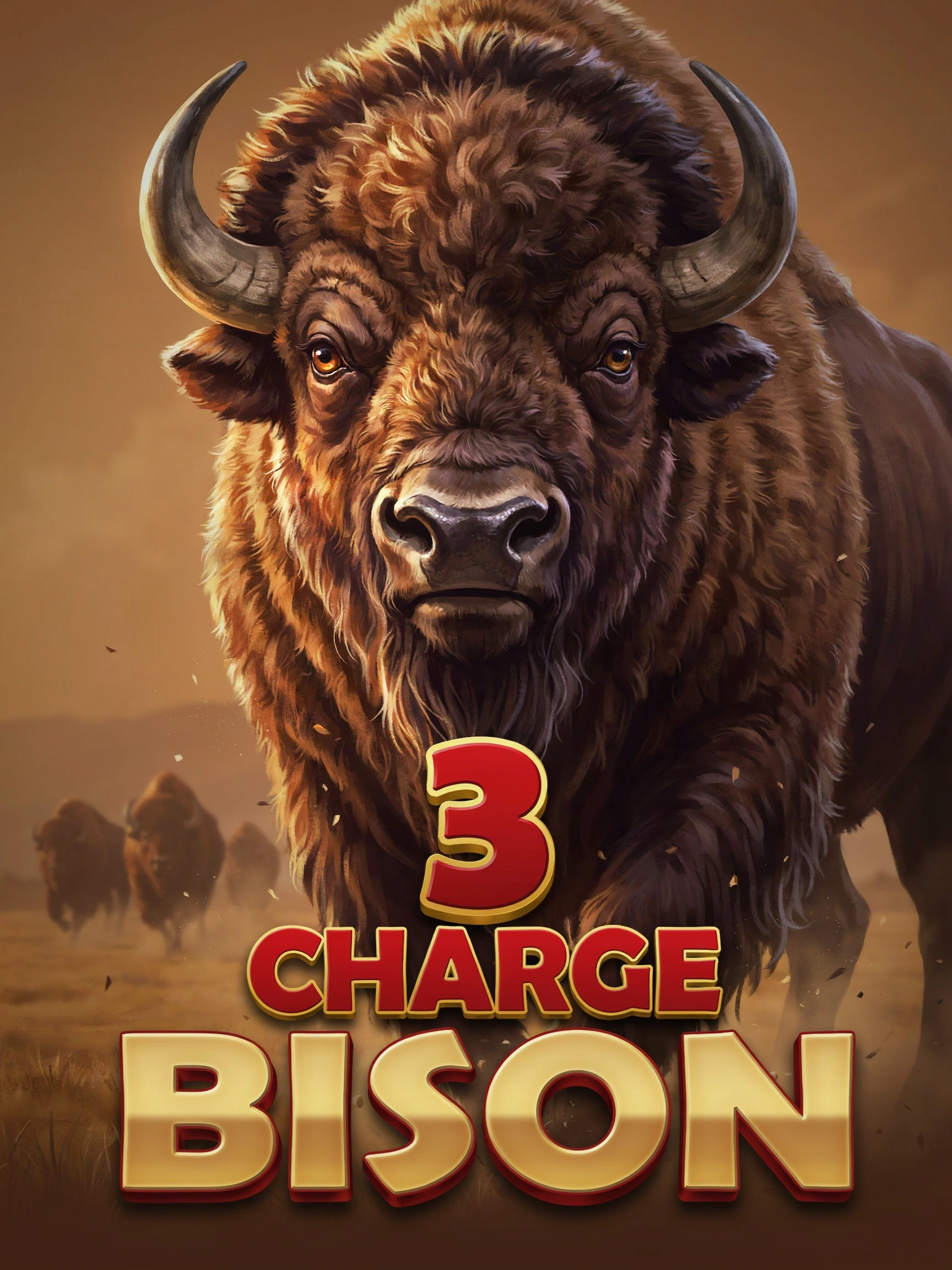 3 Charge Bison slot game tile