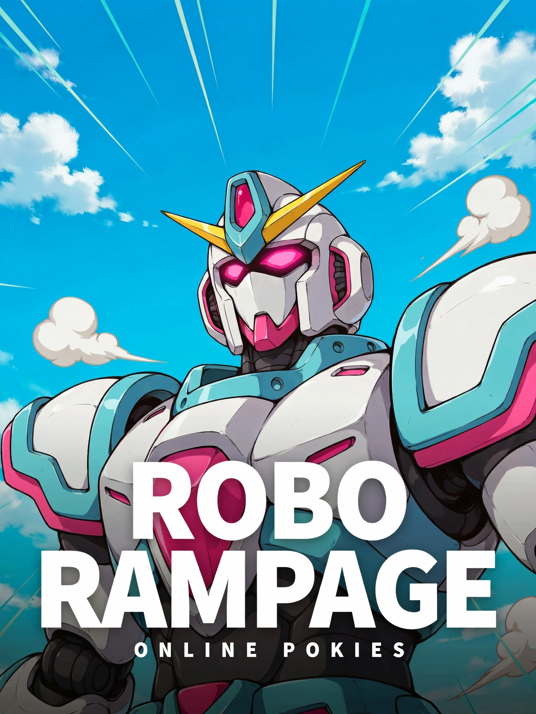 Game art for the Mecha Mayhem pokie